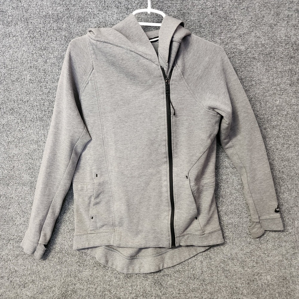 Nike Tech Fleece Cape Hoodie Women's Sz S Long Sleeve Gray 684928 091